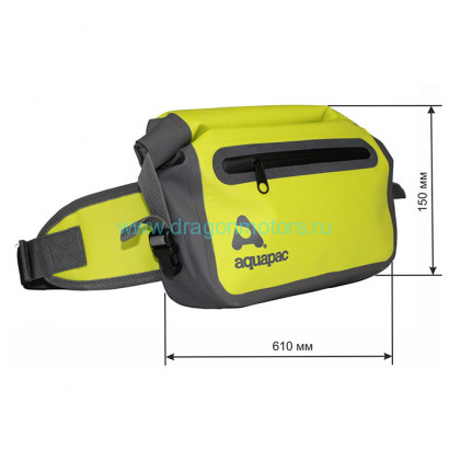 Водонепроницаемая поясная сумка Aquapac 821 - TrailProof™ Waist Pack (Acid Green)