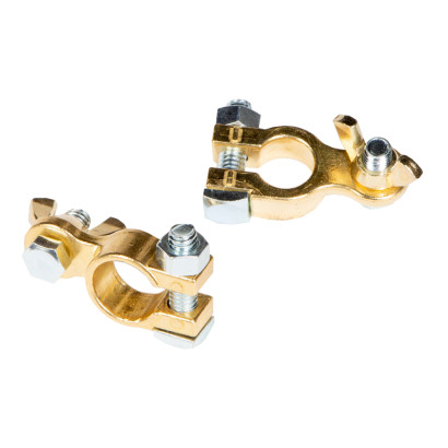 Клеммы аккумуляторные Skipper латунь