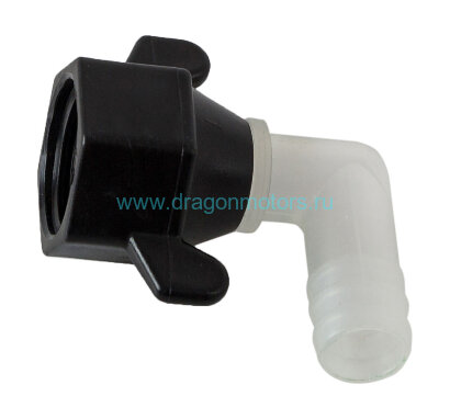 Фитинг SeaFlo угловой резьба-"елочка" 1/2"-14 NPT(F)x1/2" (51F003)